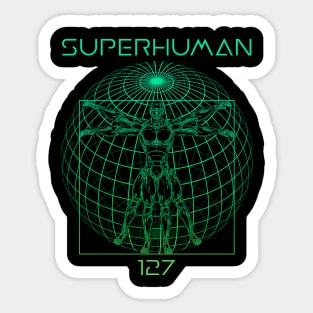 Superhuman Sticker